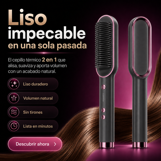 Cepillo Alisador ORYON – Liso Perfecto en 5 Minutos