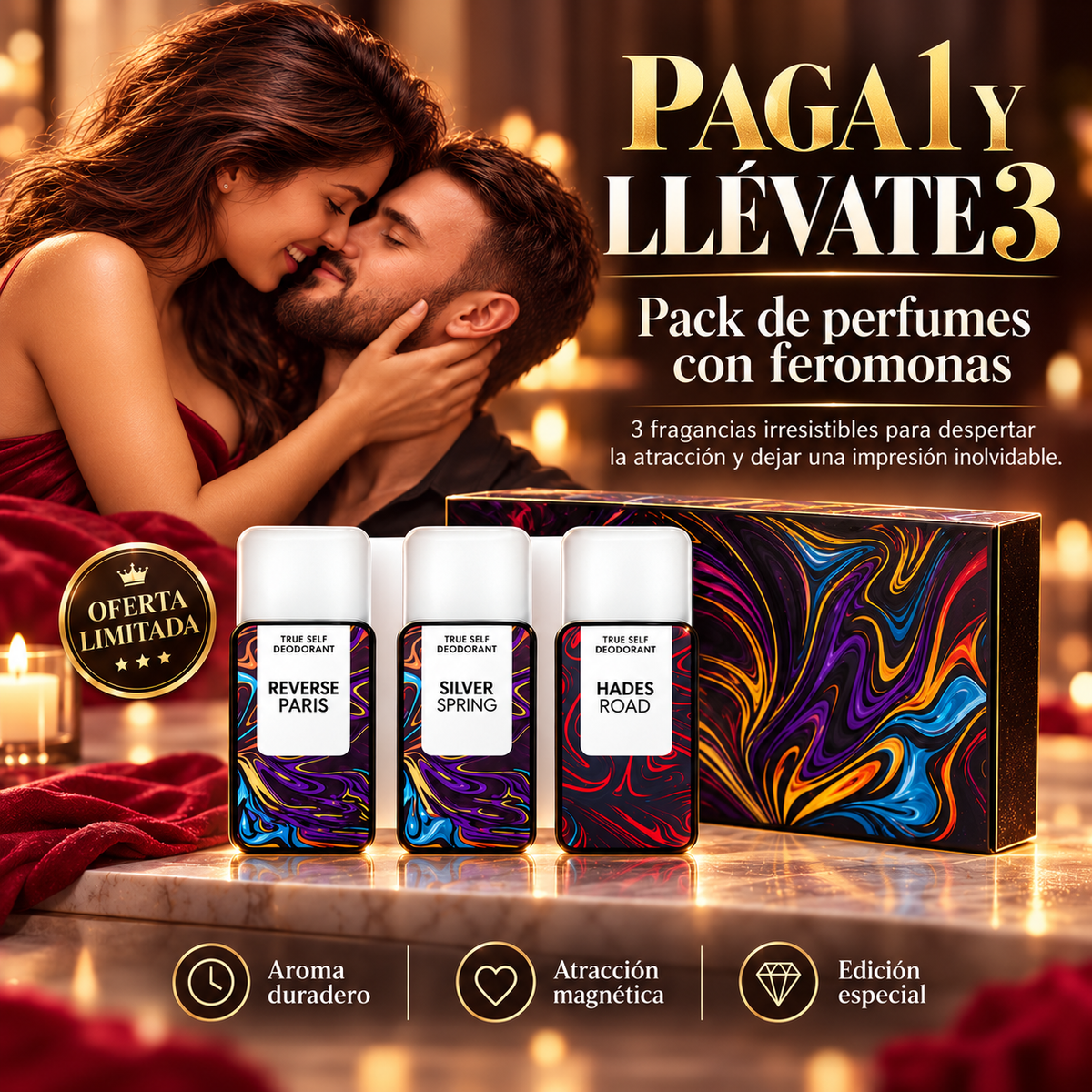 Pack Atracción Seductora – Paga 1 y Llévate 3