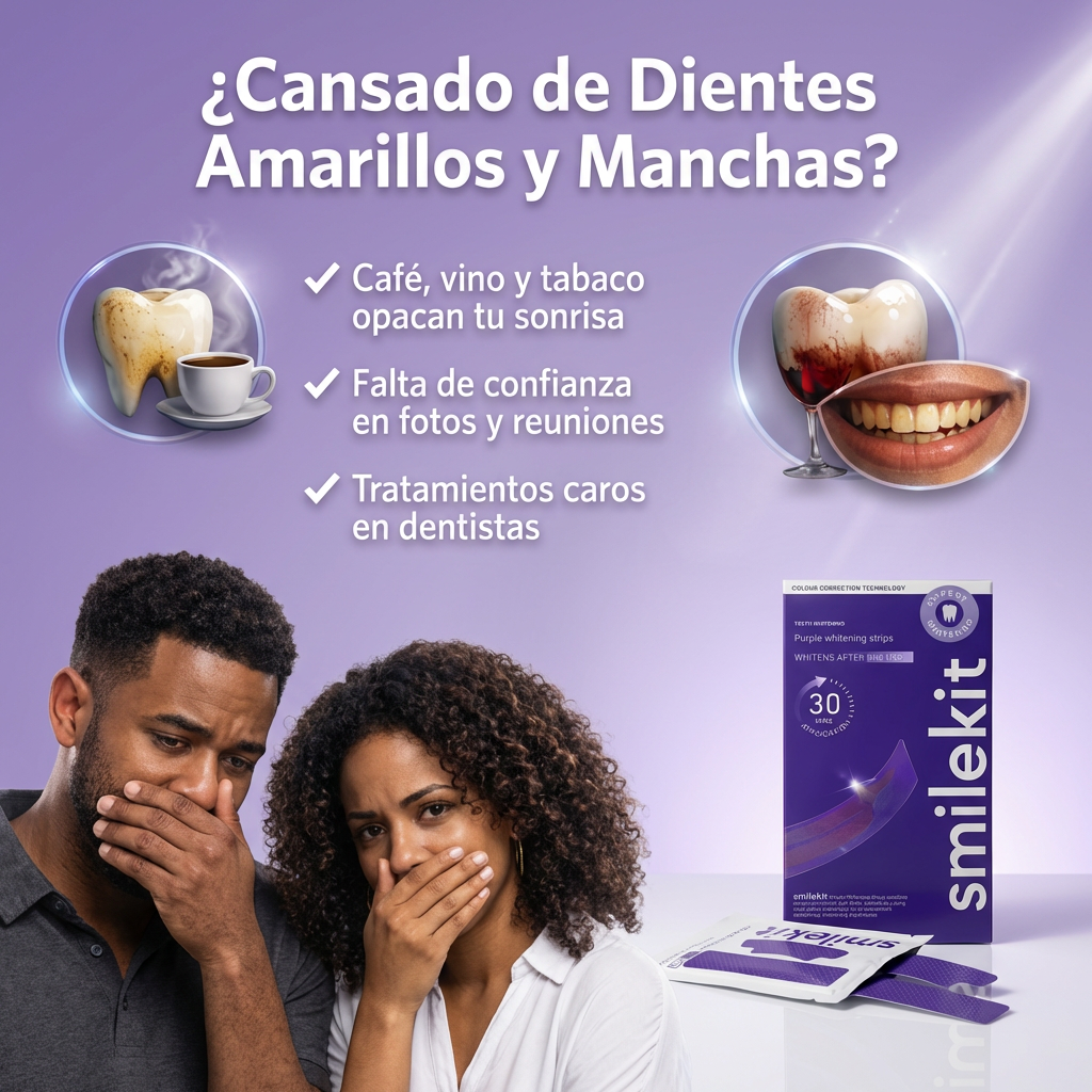 Smilekit - Tiras Blanqueadoras Dentales