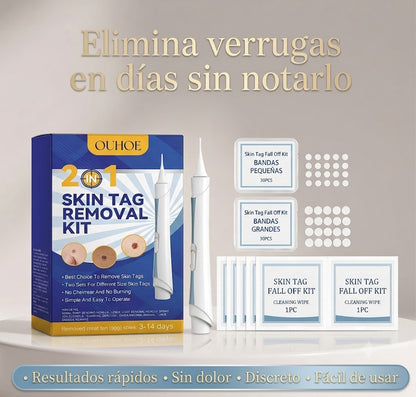 SkinClear Pro –  Kit Eliminador de Verrugas