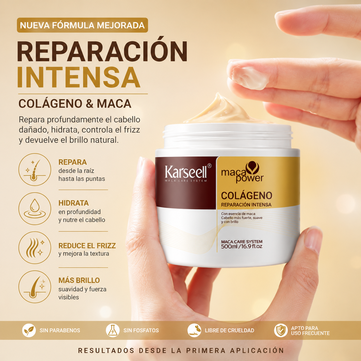 Karsell Botox Capilar - Adiós al frizz y al pelo seco desde el primer uso