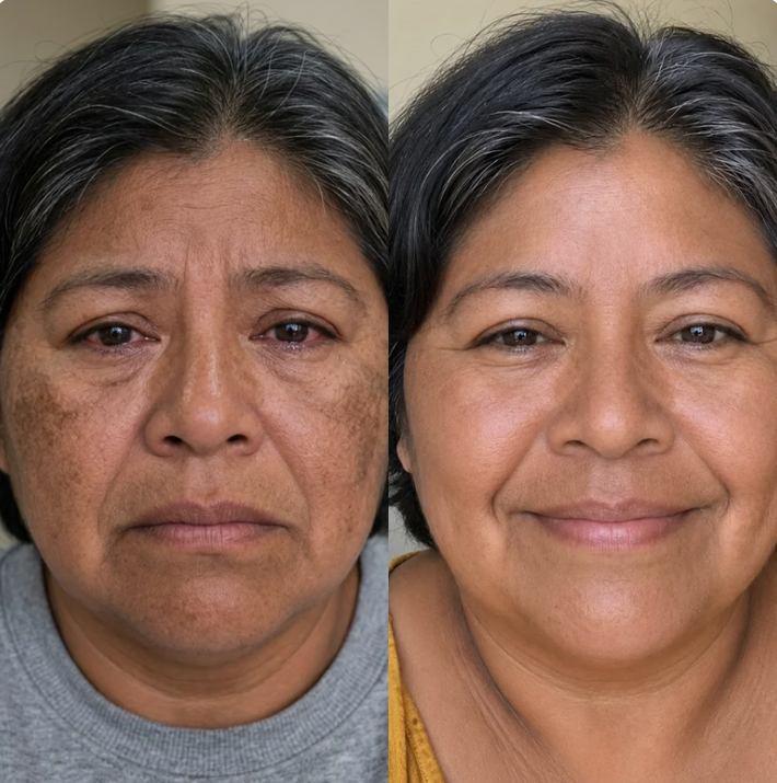 Resultado antes y después de Cristina