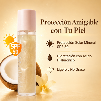 Bruma Fijadora Iluminadora SPF 50 - Piel Deslumbrante