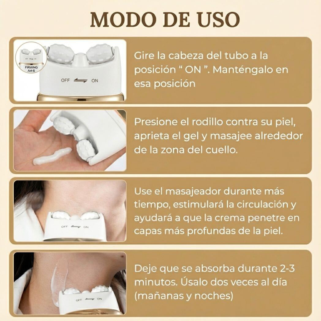 Crema con Masajeador 3D para Cuello