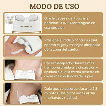 Crema con Masajeador 3D para Cuello
