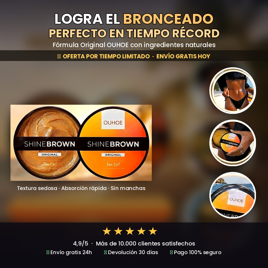 Autobronceado Natural al Instante – Acabado Dorado