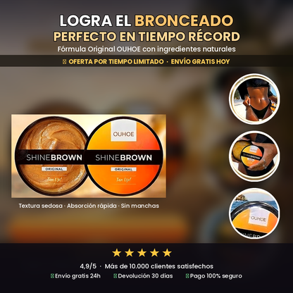 Autobronceado Natural al Instante – Acabado Dorado